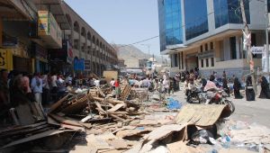 شهيدان وأربعة جرحى من الأطفال في قصف للحوثيين على حي سكني بتعز