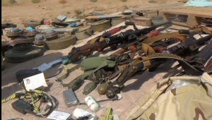 الجيش الوطني يدحر مليشيات الحوثي والمخلوع من 4 مواقع على ساحل ميدي ويغنم كميات من الأسلحة (صور)