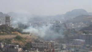 استشهاد مواطن واصابة 4 أخرون جراء استهداف المليشيا جنازة في جبل حبشي غرب تعز