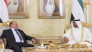 هادي لمحمد بن زايد: الإمارات تتصرف باليمن كقوة احتلال