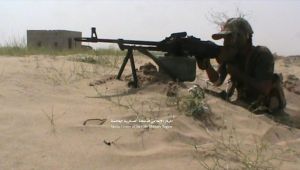 الجيش الوطني يسيطر على عدد من مواقع المليشيا الانقلابية في ميدي