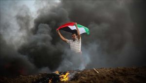 مواجهات بين الفلسطينيين والجيش الإسرائيلي على حدود غزة