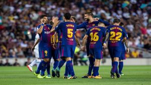 ميسي يقرب برشلونة من لقب الدوري (شاهد)