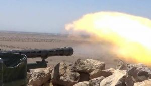 القوات الحكومية تشن قصفاً مدفعياً على مواقع الحوثيين شمالي الجوف