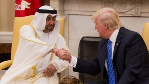 ترامب يحث بن زايد على اتخاذ خطوات لحل الأزمة الخليجية