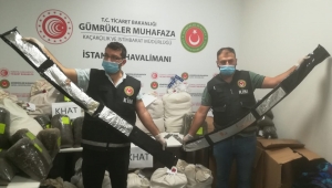 اعتبروه مخدرات.. ضبط 420 كيلوغراما من نبتة "القات" في مطار إسطنبول (ترجمة خاصة)
