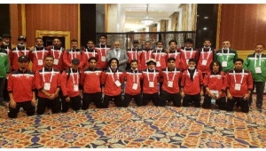 المنتخب اليمني يصل الدوحة لمواجهة نظيره الموريتاني