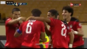 شباب مصر يحتفلون أمام الجزائر بطريقة زيزو وشيكابالا