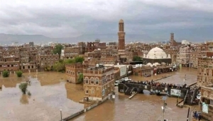 أمطار غزيرة تتسبب بتهدم أربعة منازل في صنعاء