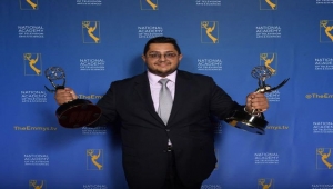 المنتج اليمني أحمد بيدر يفوز بجائزتي إيمي