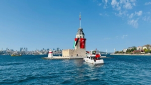 نصرة لغزة.. أكثر من 20 سفينة تجوب مضيق البوسفور بإسطنبول