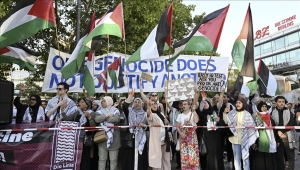 مظاهرة تضامنية مع فلسطين في برلين