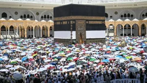 الحجاج المتعجلون يؤدون طواف الوداع بيسر وطمأنينة