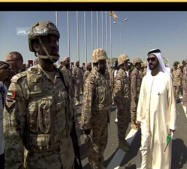 وصول الدفعة الأولى من الجنود الاماراتيين الى بلدهم