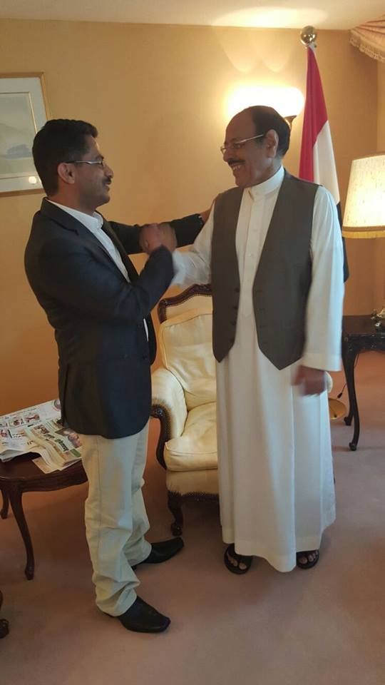 البخيتي يلتقي اللواء علي محسن في الرياض ويصفه بالرجل الاخطبوط (صور)