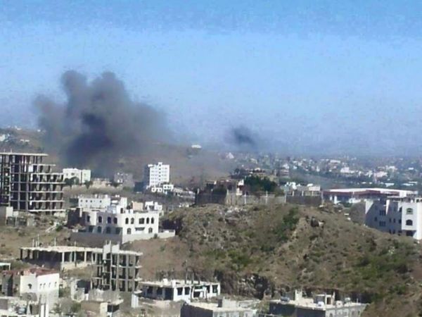 طيران التحالف يقصف مواقع وأهداف للحوثيين وقوات صالح بتعز وصنعاء والضالع