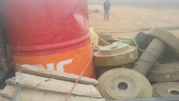 الحوثيون يلغمون أبراج الكهرباء بمأرب بمئات الألغام والصواريخ المتفجرة