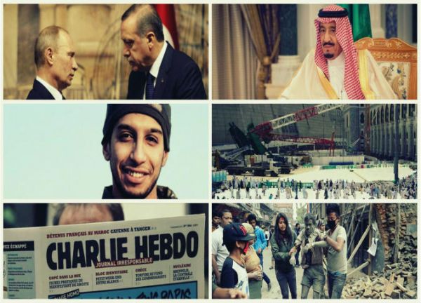 أحداث عربية ودولية هزت العالم في 2015