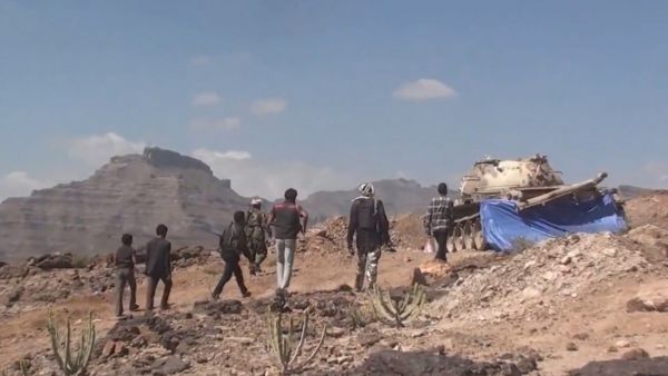 الضالع : قوات الجيش ورجال المقاومة بقعطبة يحرران موقع الذاري وجبل ناصة الاستراتيجي