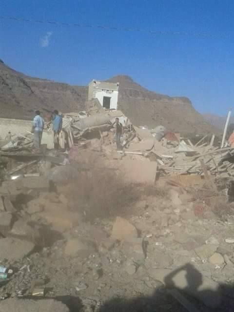 الضالع : مليشيات الحوثي تفجر منزل القيادي في المقاومة 