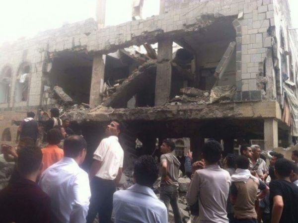 إب : مليشيا الحوثي والمخلوع تفجر مسجدا وسبعة منازل في السبرة  (الاسماء)