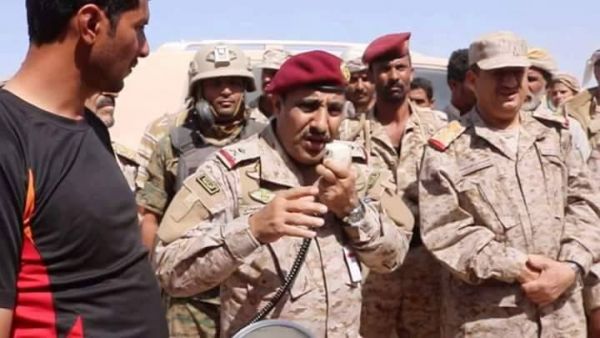 اللواء المقدشي ومساعد قائد القوات الخاصة السعودية اللواء القحطاني  يزوران  بعض المواقع  بفرضة نهم