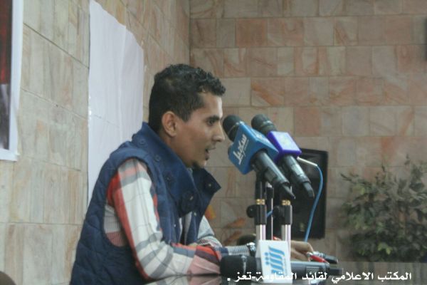 المقاومة الشعبية بتعز تحيي أربعينية الشهيد المصور "محمد اليمني"