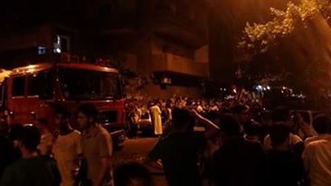 اندلاع حريق في شقة الطالبة اليمنية التي قتلت أمس بالقاهرة (صور)