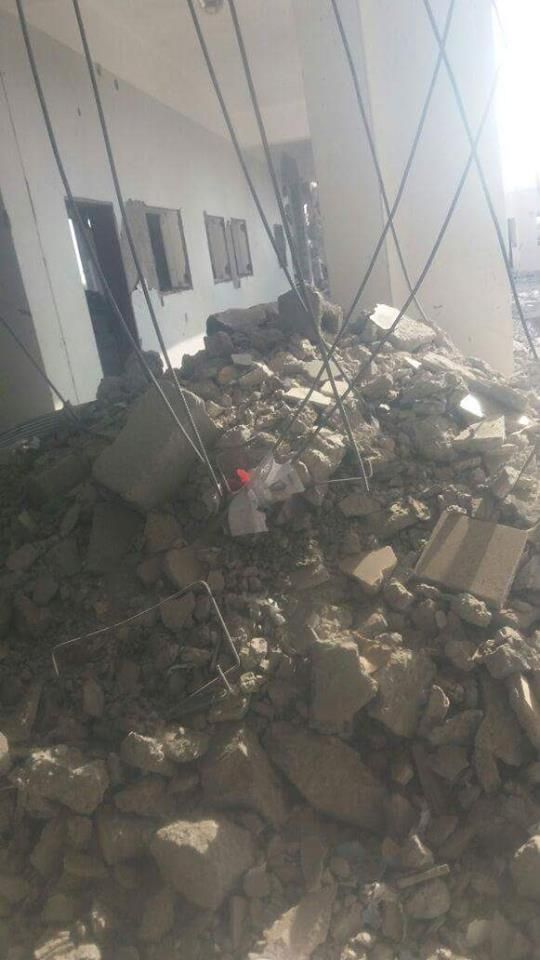 طيران التحالف يقصف مواقع وأهداف للمليشيا في شبوة بينها مدرسة حولها الحوثيون إلى معتقل (صور)