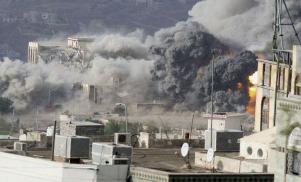 التحالف يقصف مواقع المليشيا جنوب صنعاء ويصد صاروخا باليستيا فوق مأرب