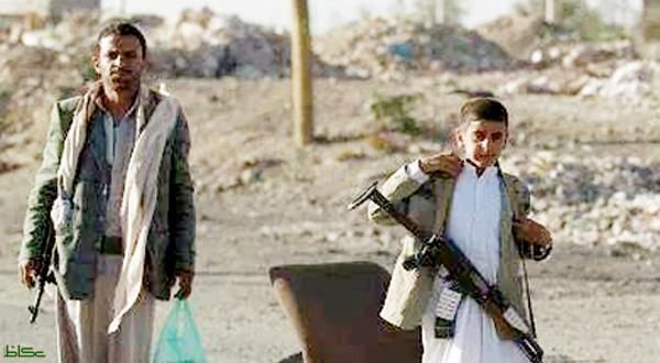 مليشيا الحوثي تجند 40 طفلاً للقتال في المحويت خلال نوفمبر