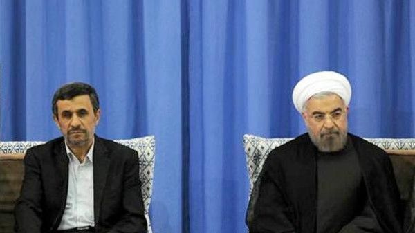 أحمدي نجاد يتحدى المرشد ويصف روحاني بـ