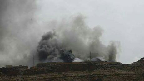 طائرات التحالف تستهدف مواقع عسكرية تابعة للمليشيا وسط صنعاء