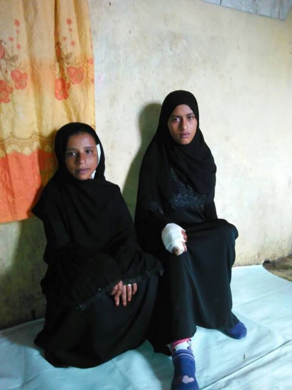 امرأة تعيش مأساة بعد فقدان زوجها وأطفالها بصاروخ حوثي في الصلو