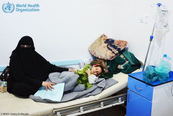 الصحة العالمية: ارتفاع ضحايا الكوليرا في اليمن إلى 420 أغلبها في إب