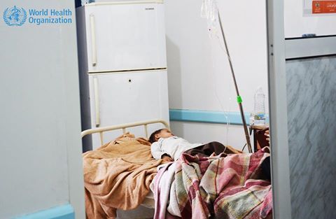 اليونيسيف: أكثر من 91 ألف حالة اشتباه بالكوليرا في اليمن منذ نهاية أبريل الماضي