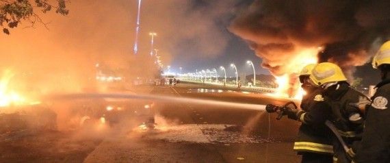 وفاة 11 شخصاً في حريق بالسعودية