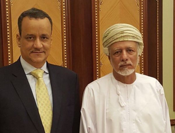 ولد الشيخ يناقش مع وزير خارجية عُمان حل الأزمة اليمنية