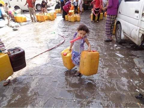 الصليب الأحمر: 2.5 مليون يمني يفتقرون إلى المياه النظيفة