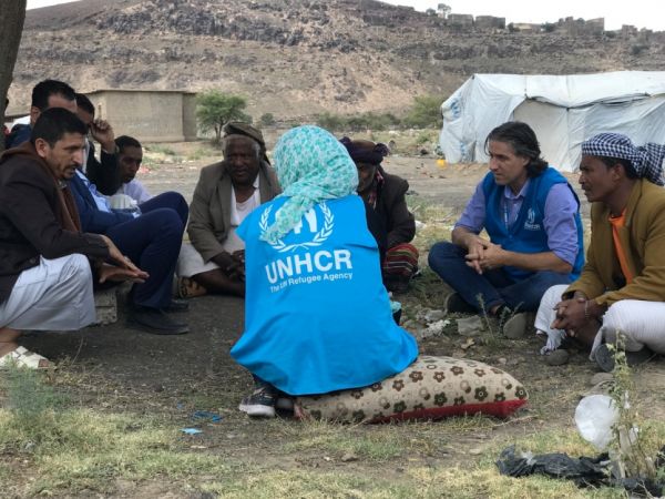 مفوضية اللاجئين تكشف عن موجة نزوح جديدة في اليمن وتؤكد استمرار العراقيل