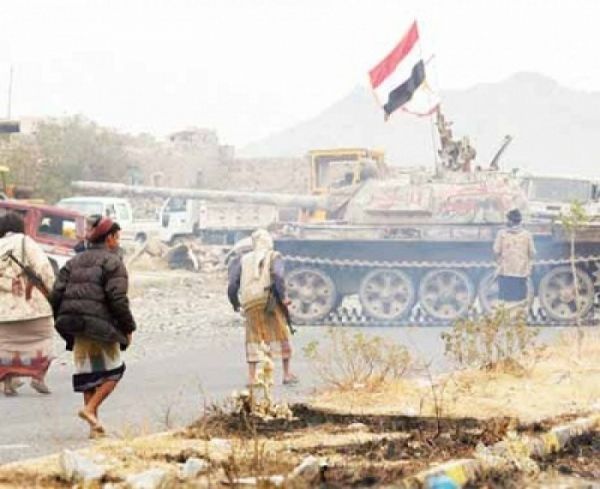 مقتل قائد عسكري في صد هجوم لمليشيا الحوثي بمعسكر التشريفات بتعز