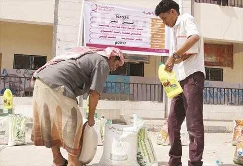 قطر تطلق حملة إنسانية عاجلة لإغاثة اليمن