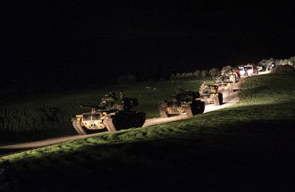 الجيش السوري الحر يبدأ عملية برية في عفرين بدعم تركي