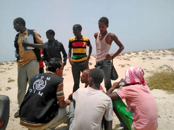 الأمم المتحدة تعلن فقدان 22 مهاجرا إثيوبيا قبالة ساحل اليمن