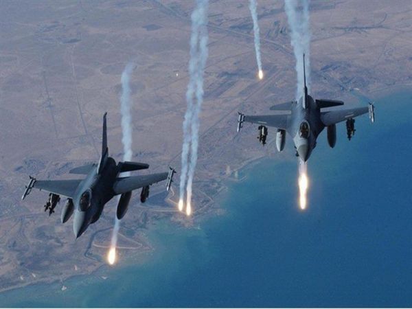 غارات جوية لطائرات التحالف على مواقع للحوثيين في العاصمة صنعاء