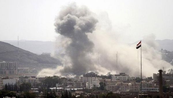 غارات للتحالف على مواقع للحوثيين جنوب العاصمة صنعاء