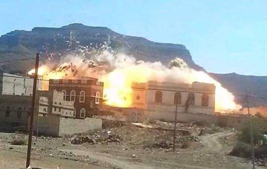 منظمة حقوقية تتهم الحوثيين بارتكاب جرائم حرب في قرية الحقب بالضالع