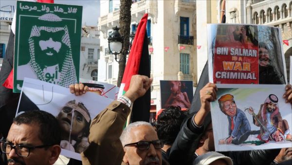 تونسيون: أرضنا لن تكون وجهة يتطهر فيها محمد بن سلمان من ذنوبه