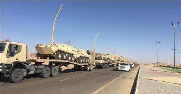 مشائخ ووجهاء حوف بالمهرة يرفضون الاستحداثات العسكرية للقوات السعودية في المديرية
