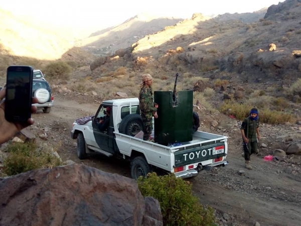 تقدم للجيش الوطني شمال الضالع والسيطرة على عدد من جبال النادرة في إب